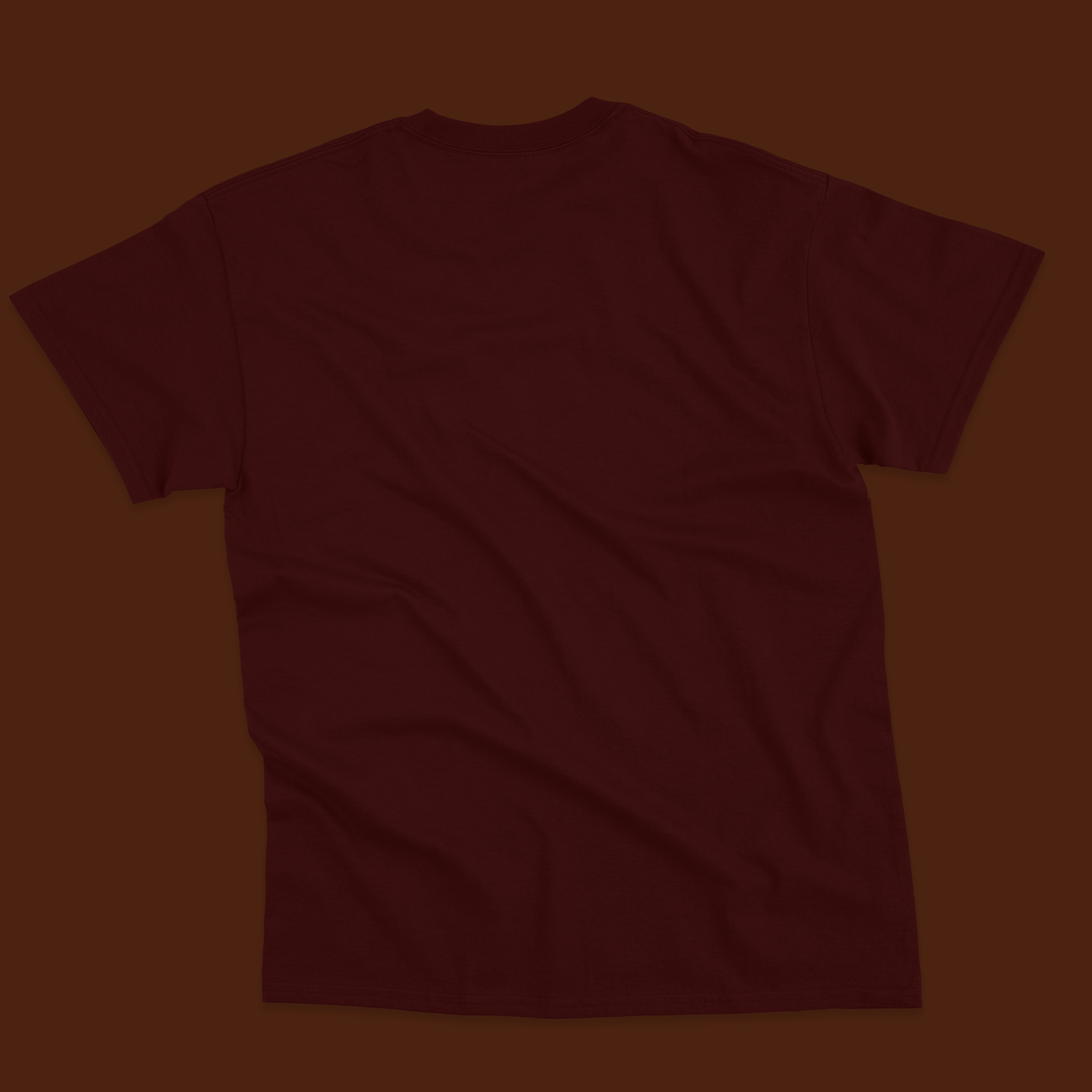 Maroon printed tshirt for men