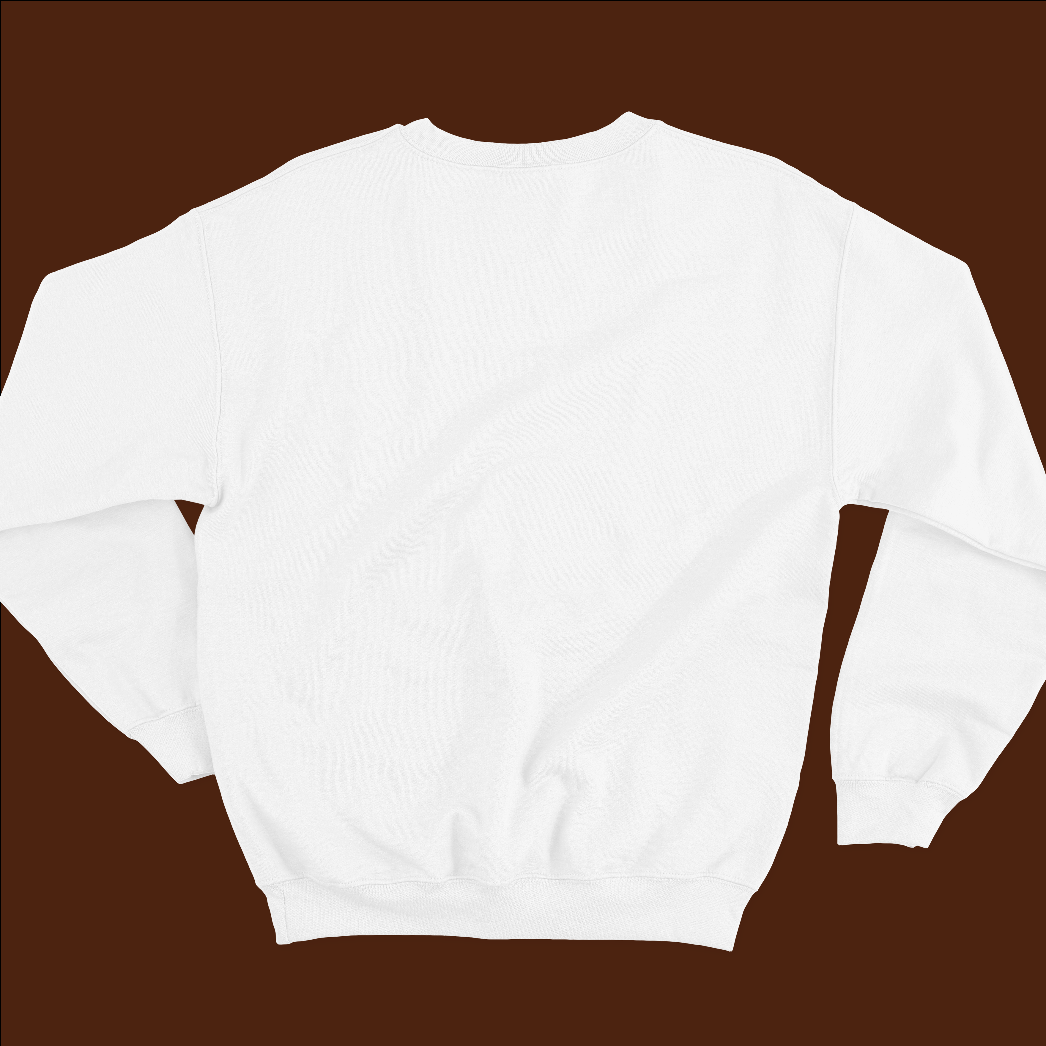 White printed sweatshirt for men