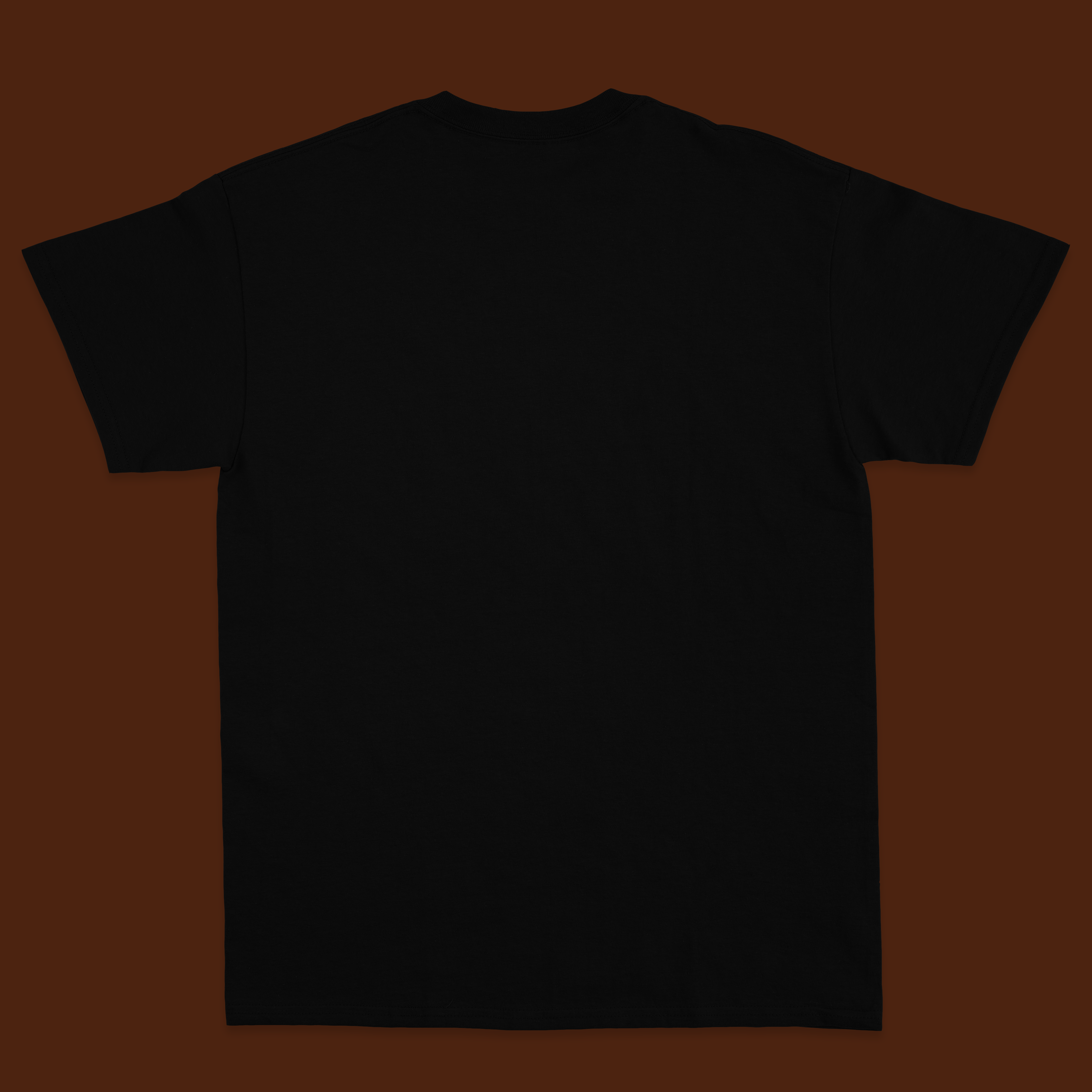 Black printed tshirt for men