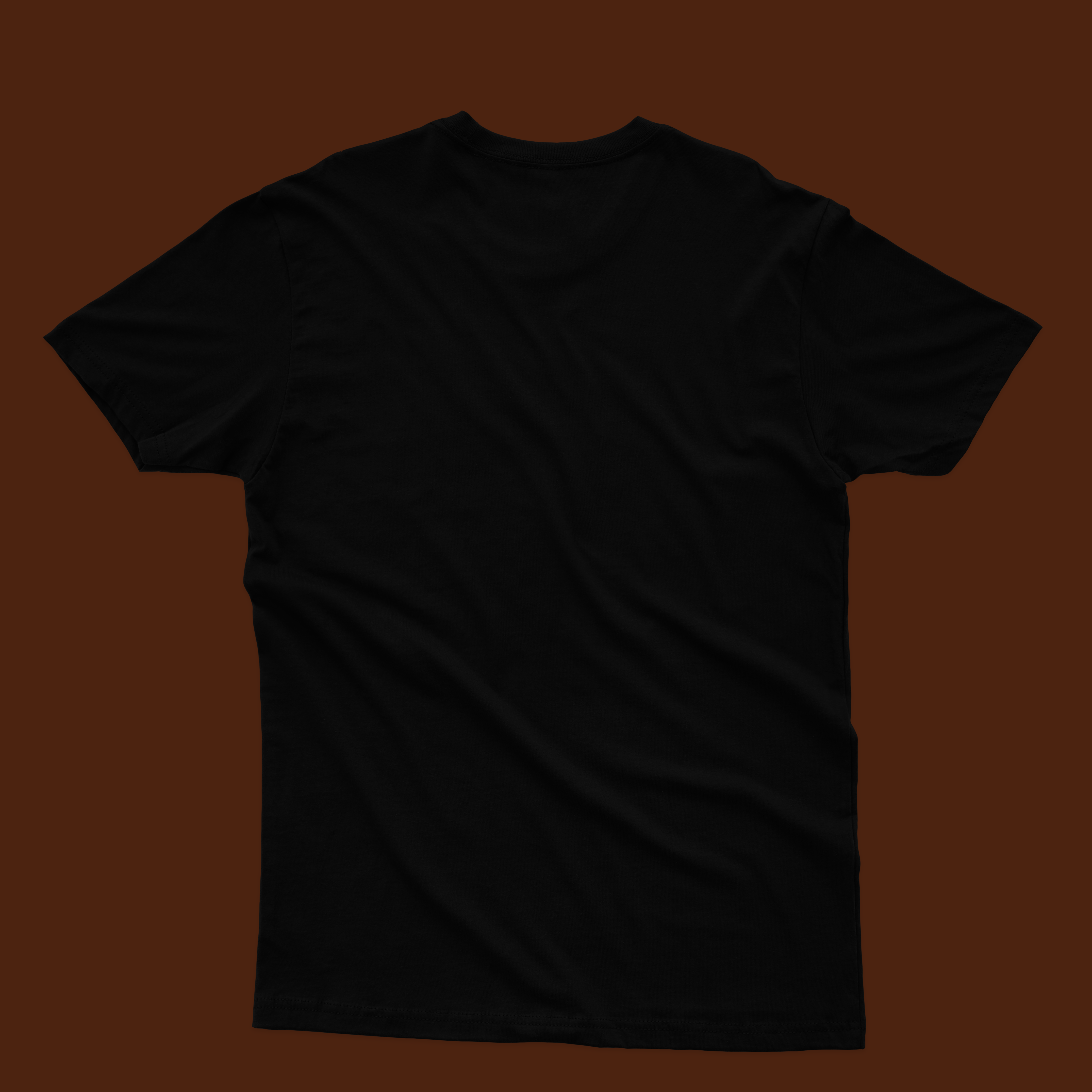 Black printed tshirt for men