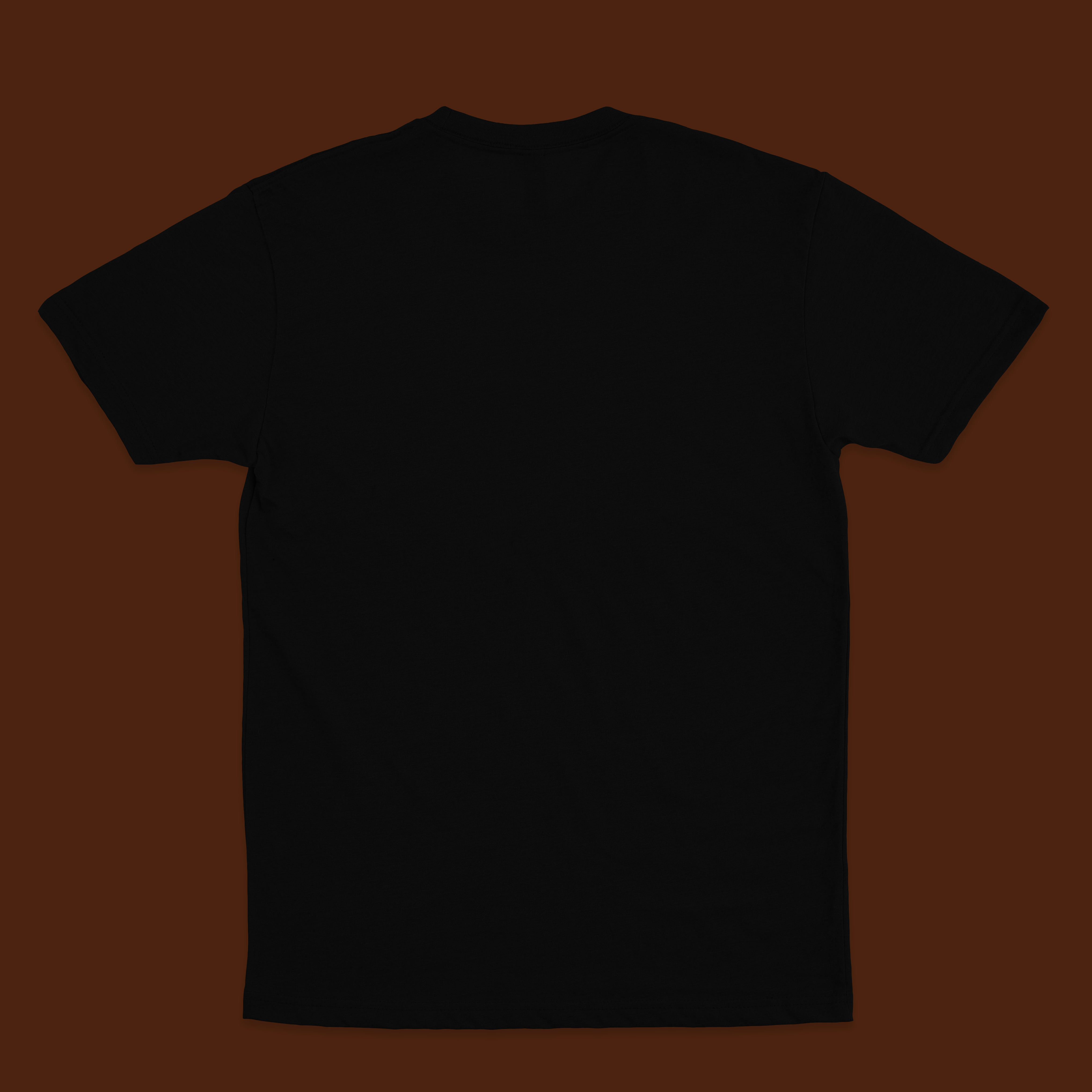 Black printed tshirt for men