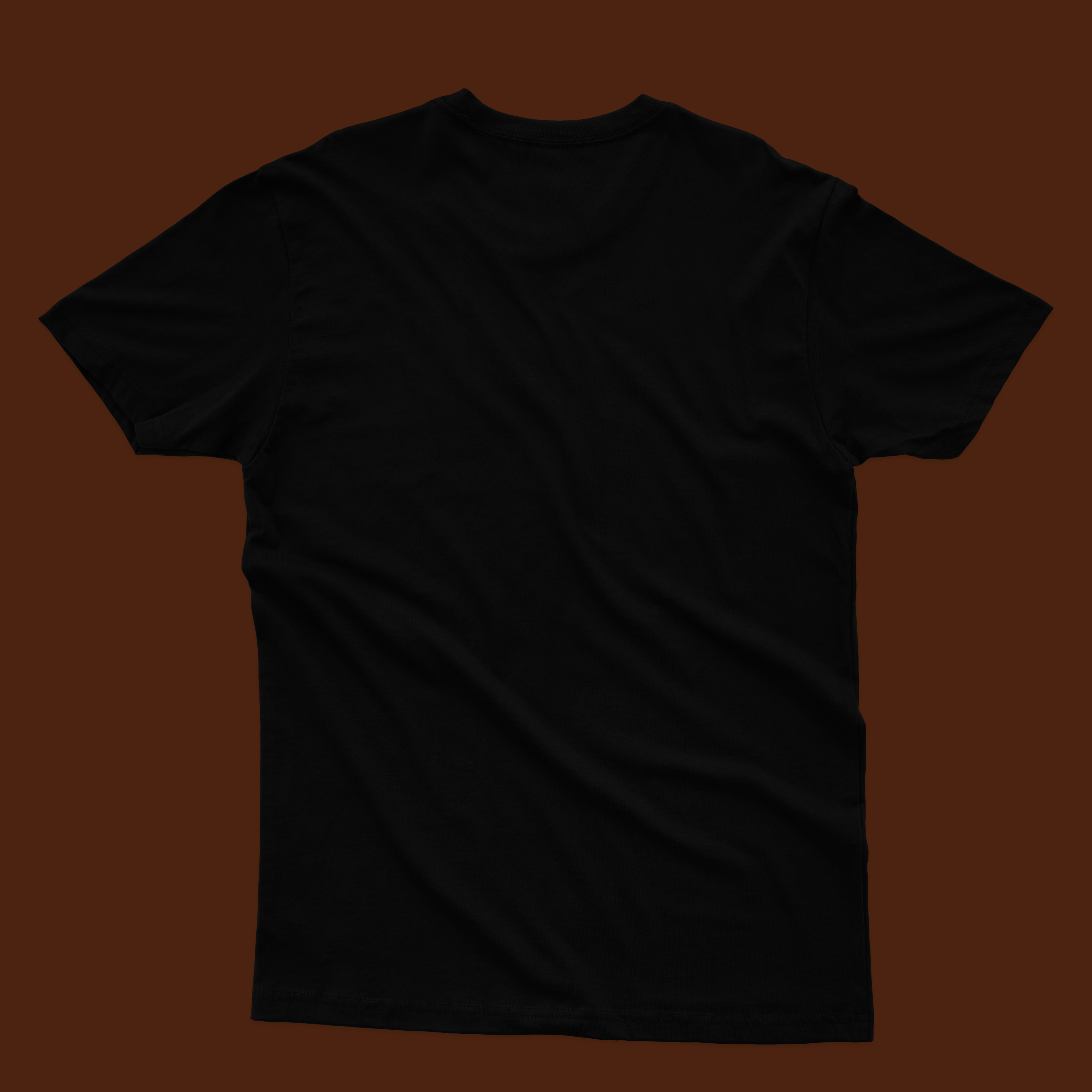 Black printed tshirt for men