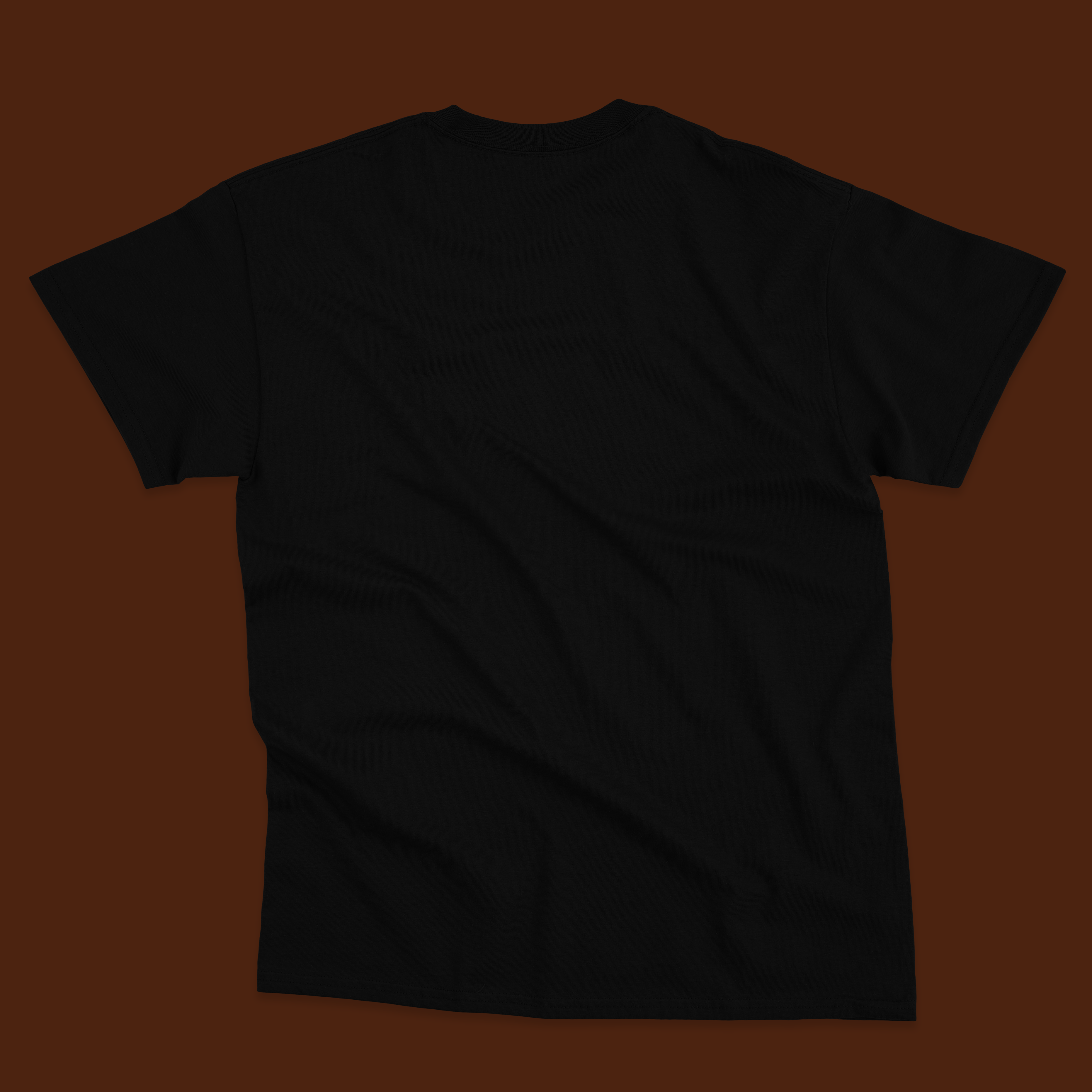 Black printed tshirt for men