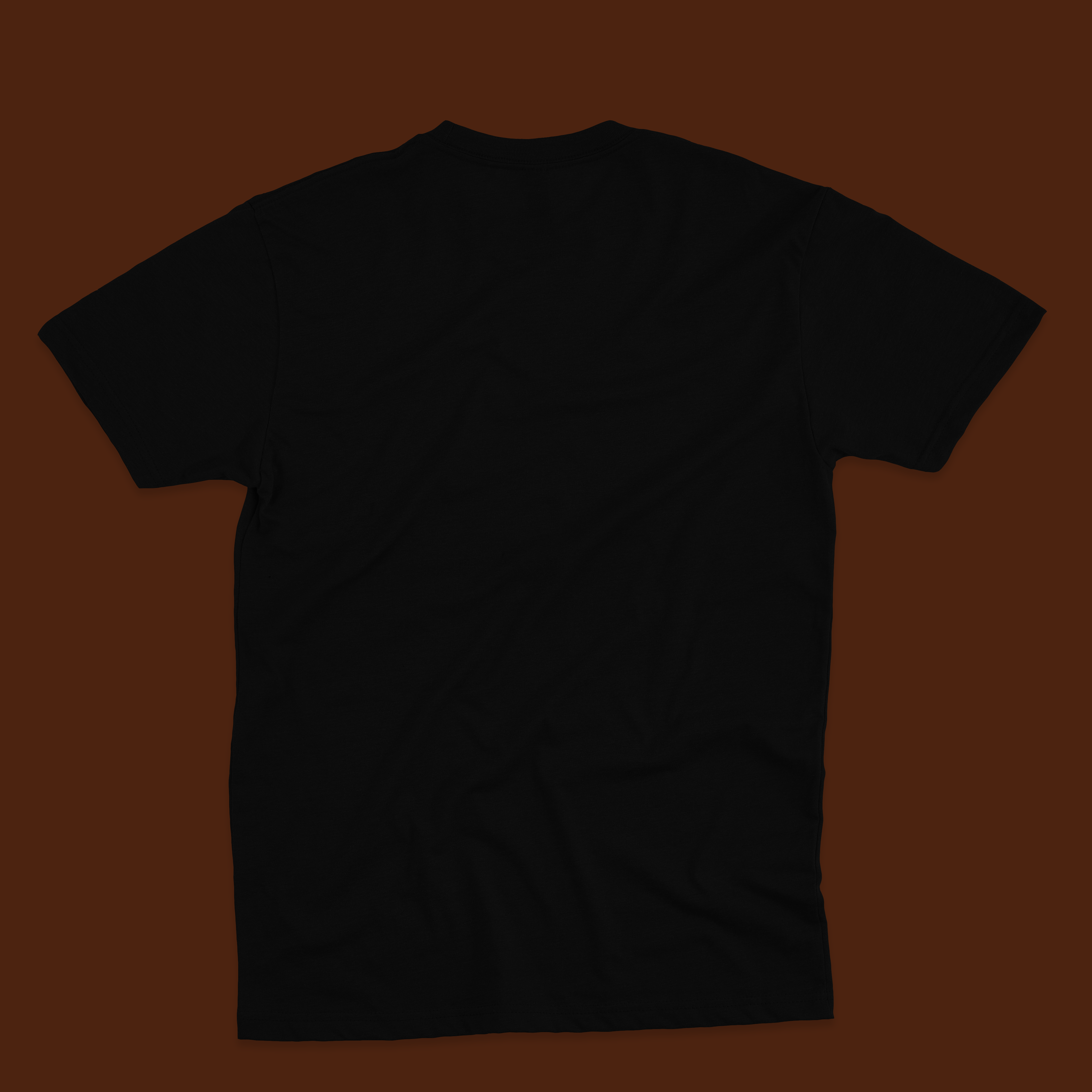 Black printed tshirt for men