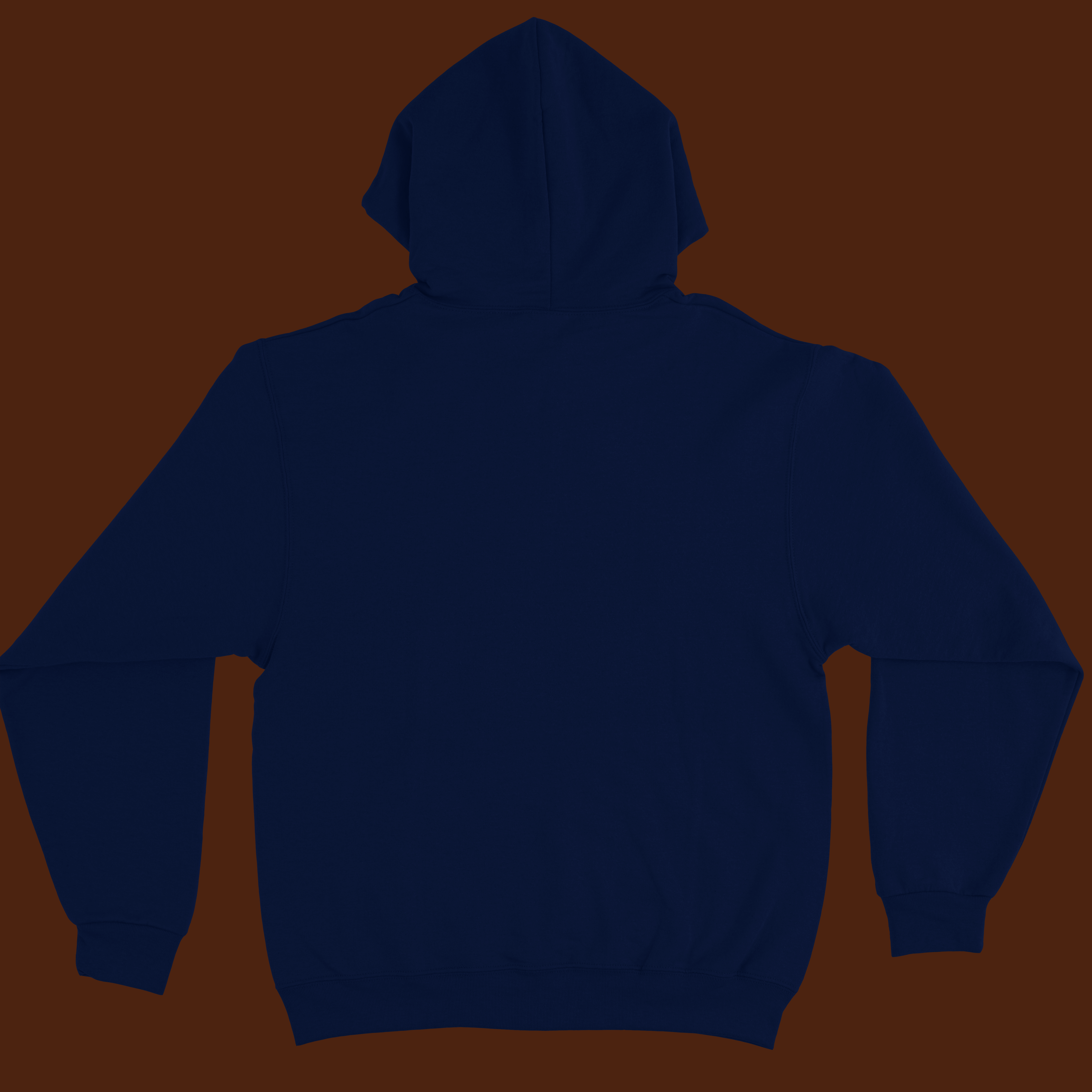 Blue printed hoodie for men