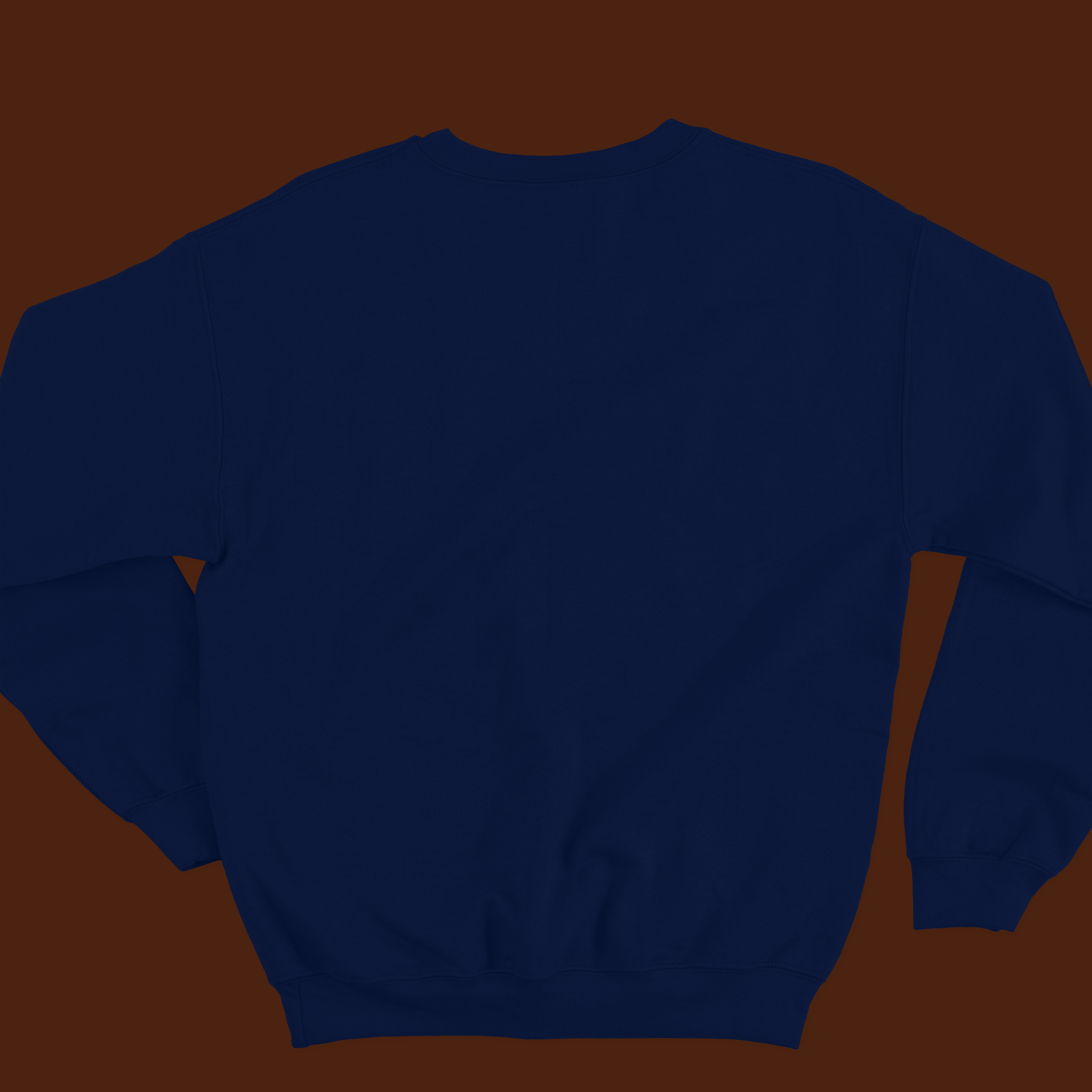 Blue printed sweatshirt for men