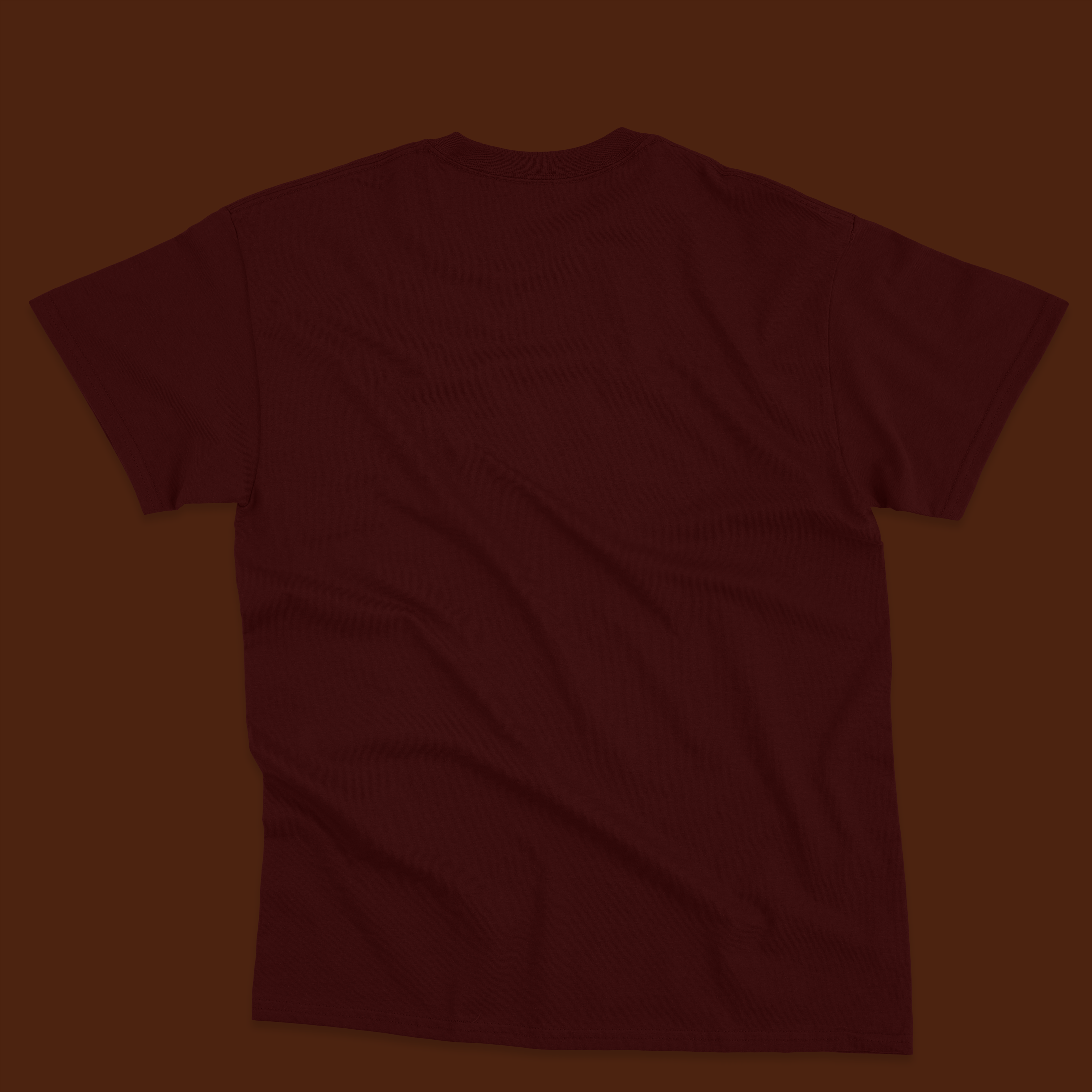 Maroon printed tshirt for men