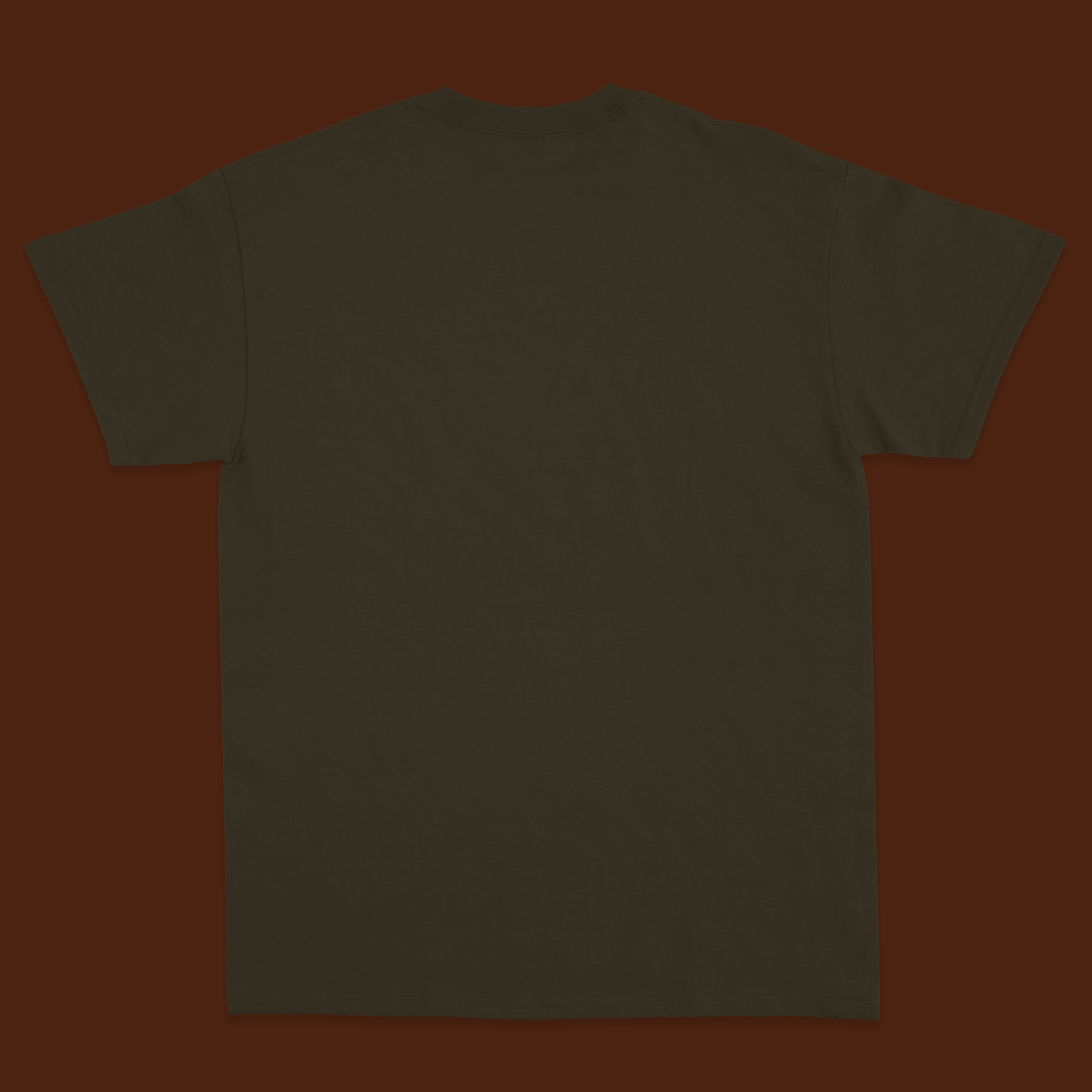 Olive green printed tshirt for men