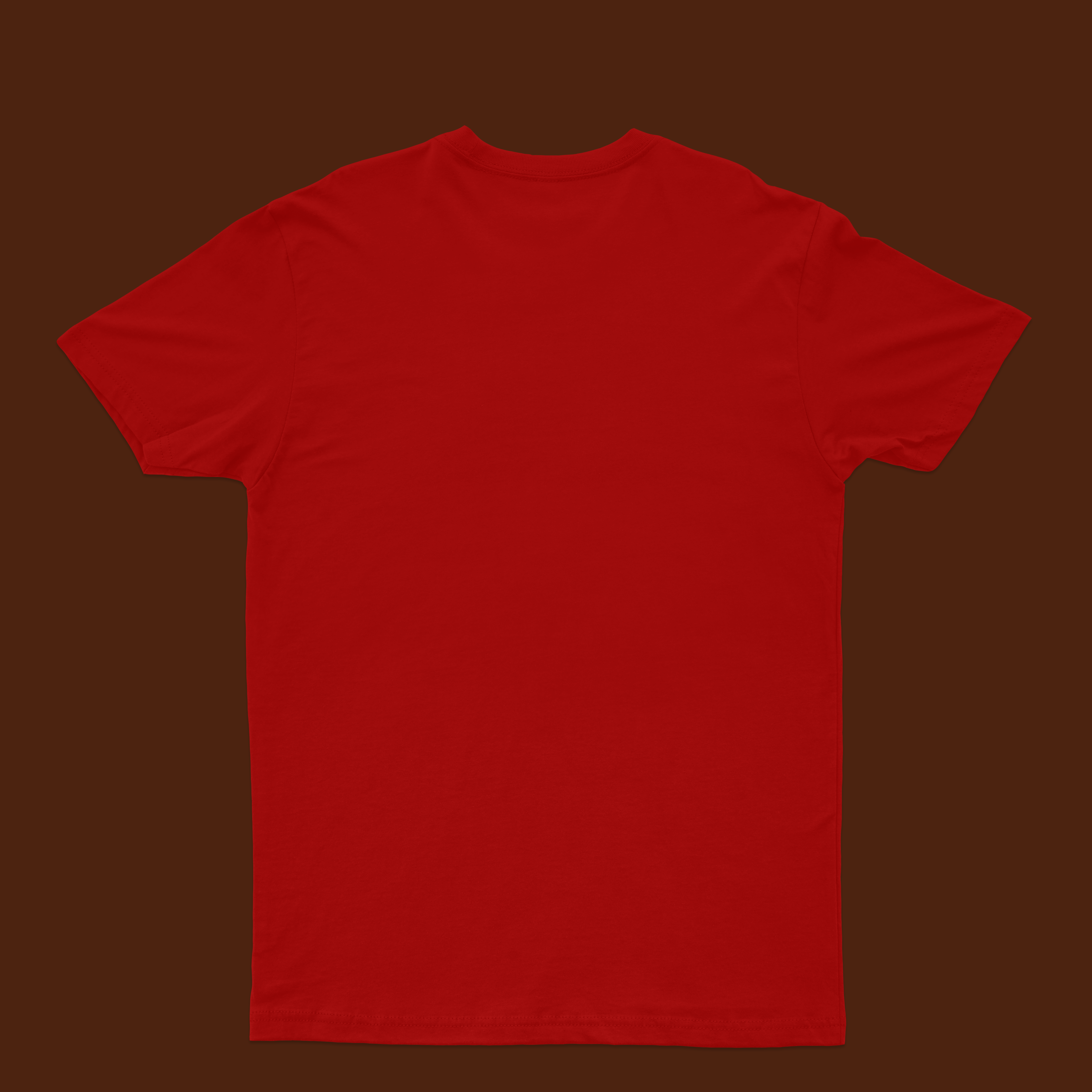 Red printed tshirt for men