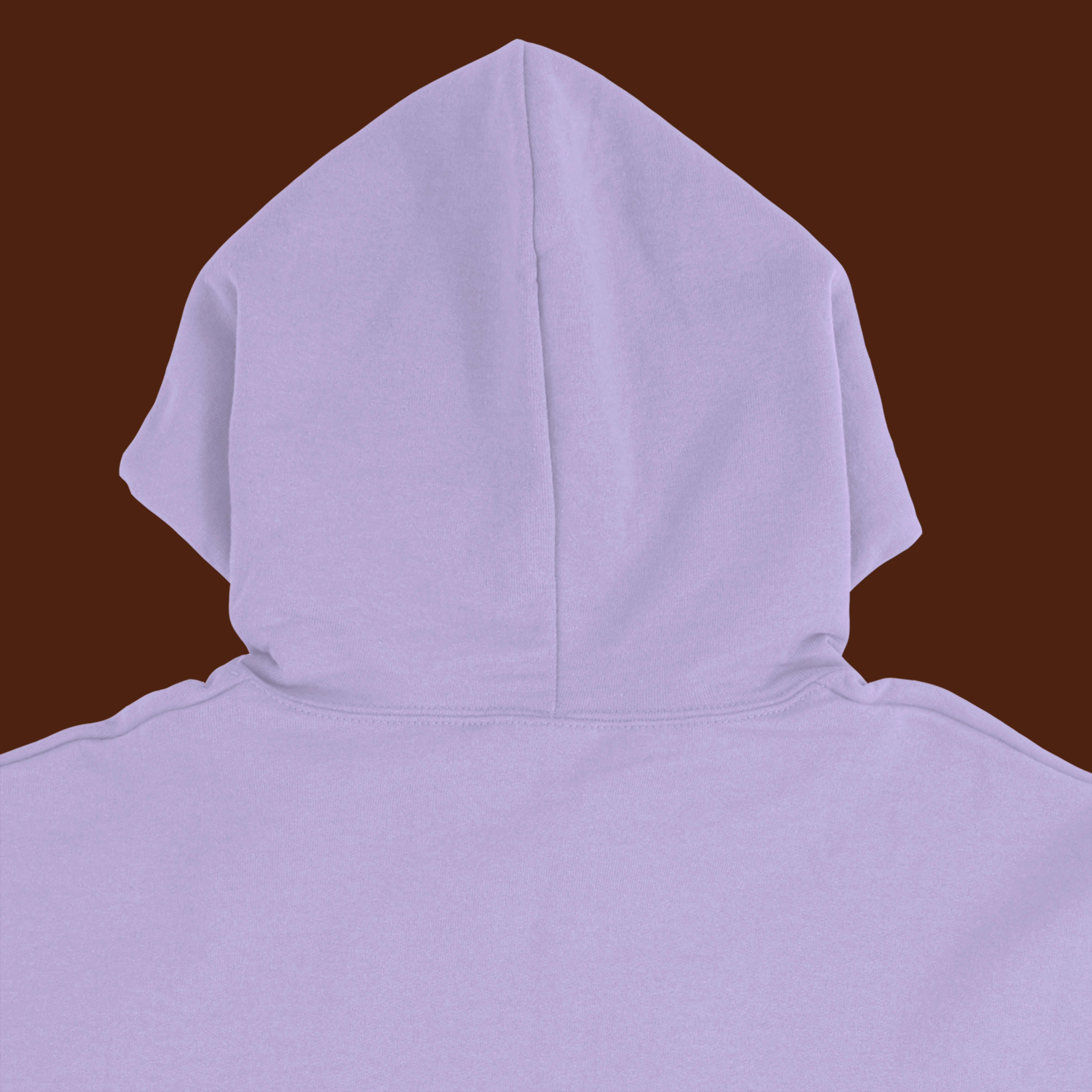 Soft purple printed hoodie for men