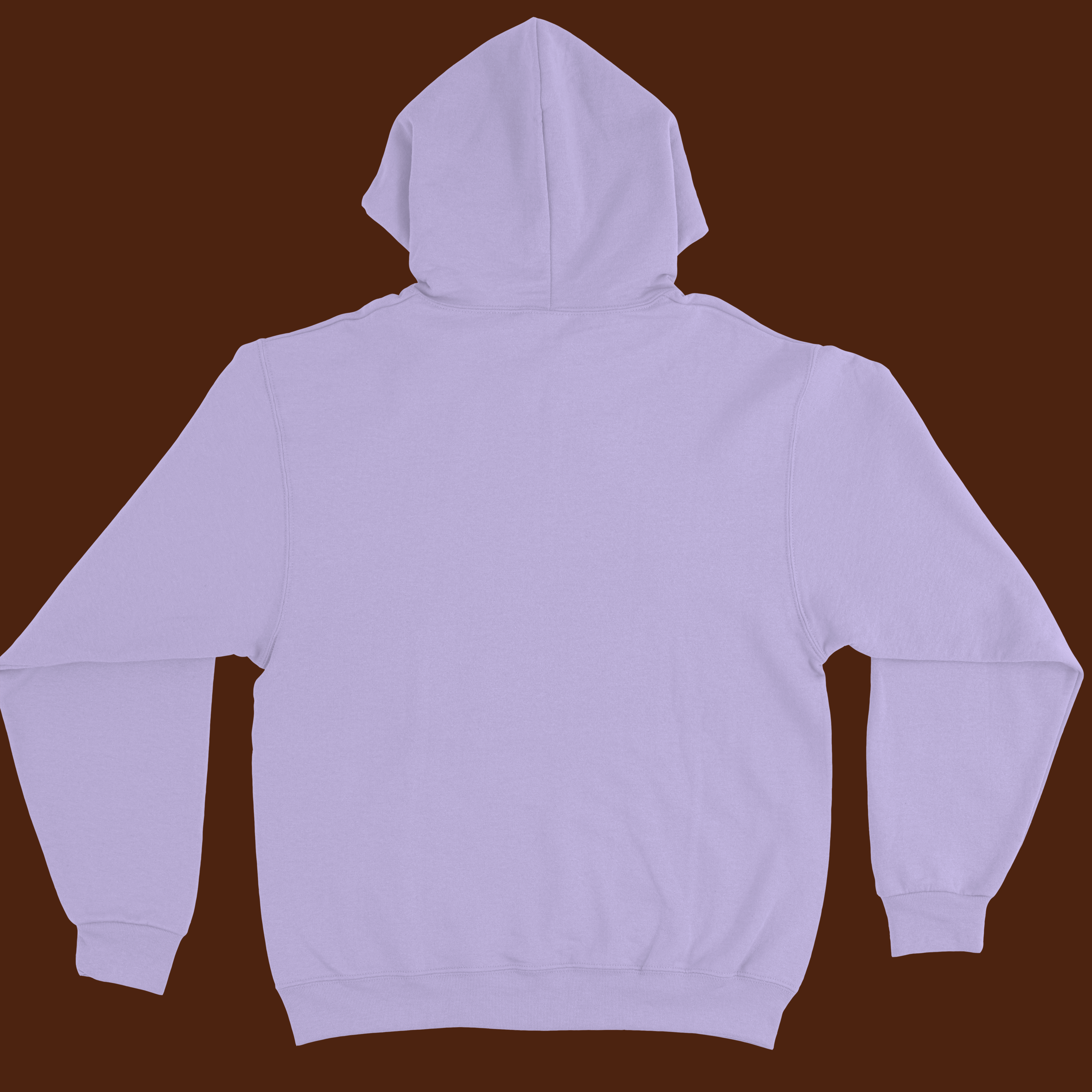 Soft purple printed hoodie for men