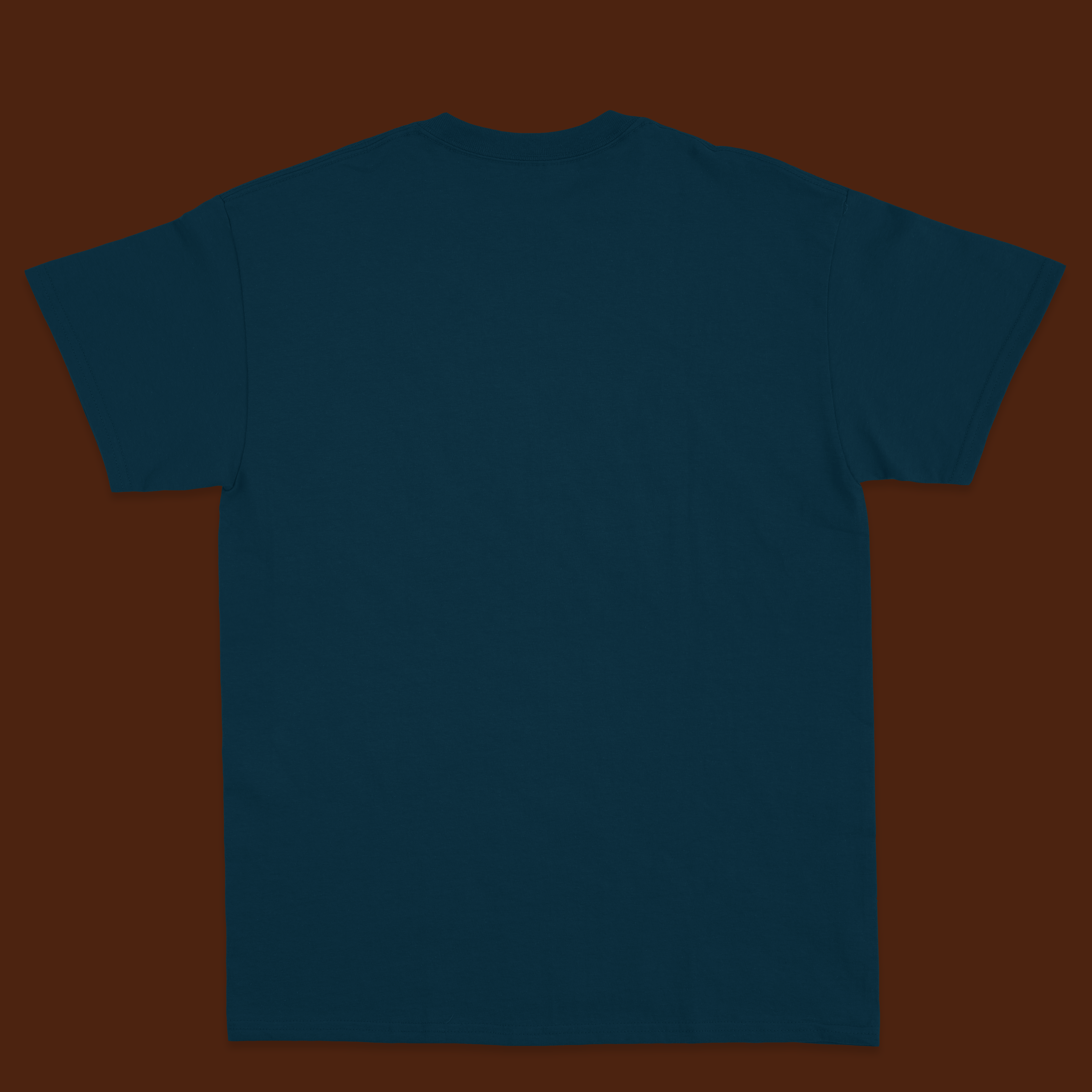 Teal printed tshirt for men