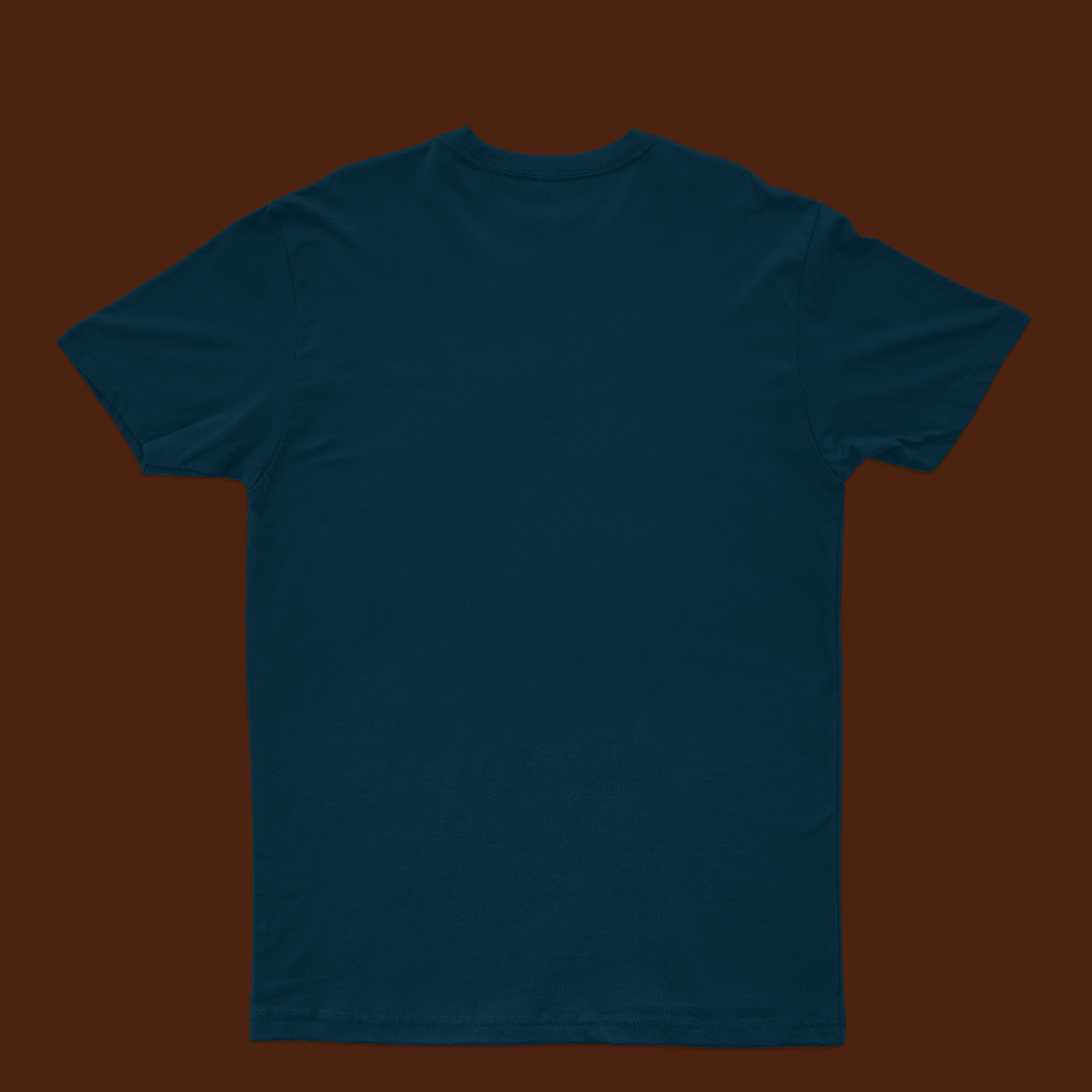 Teal printed tshirt for men