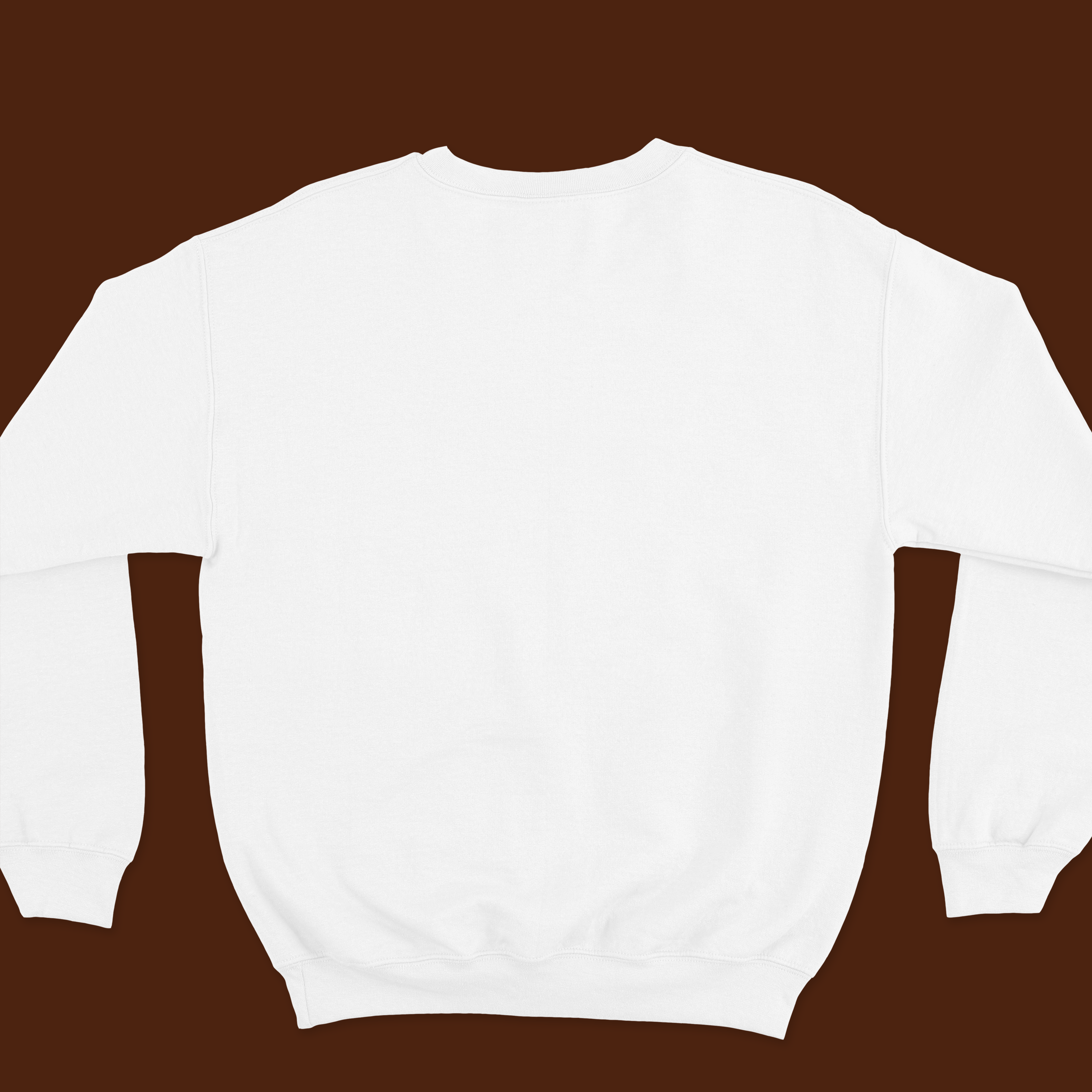 White printed sweatshirt for men